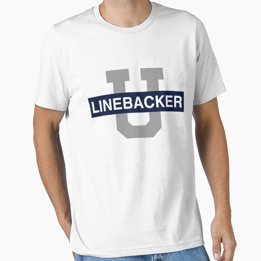 Linebacker U T-Shirt - Unique Graphic for Adults - T-Shirt, Sweatshirt, Hoodie