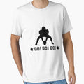 American Football Player Logo T-Shirt - Minimalist Print Unisex - T-Shirt, Sweatshirt, Hoodie