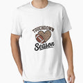 Womens Touchdown Season Leopard Heart T-Shirt - Trendy Graphic Unisex - T-Shirt, Sweatshirt, Hoodie
