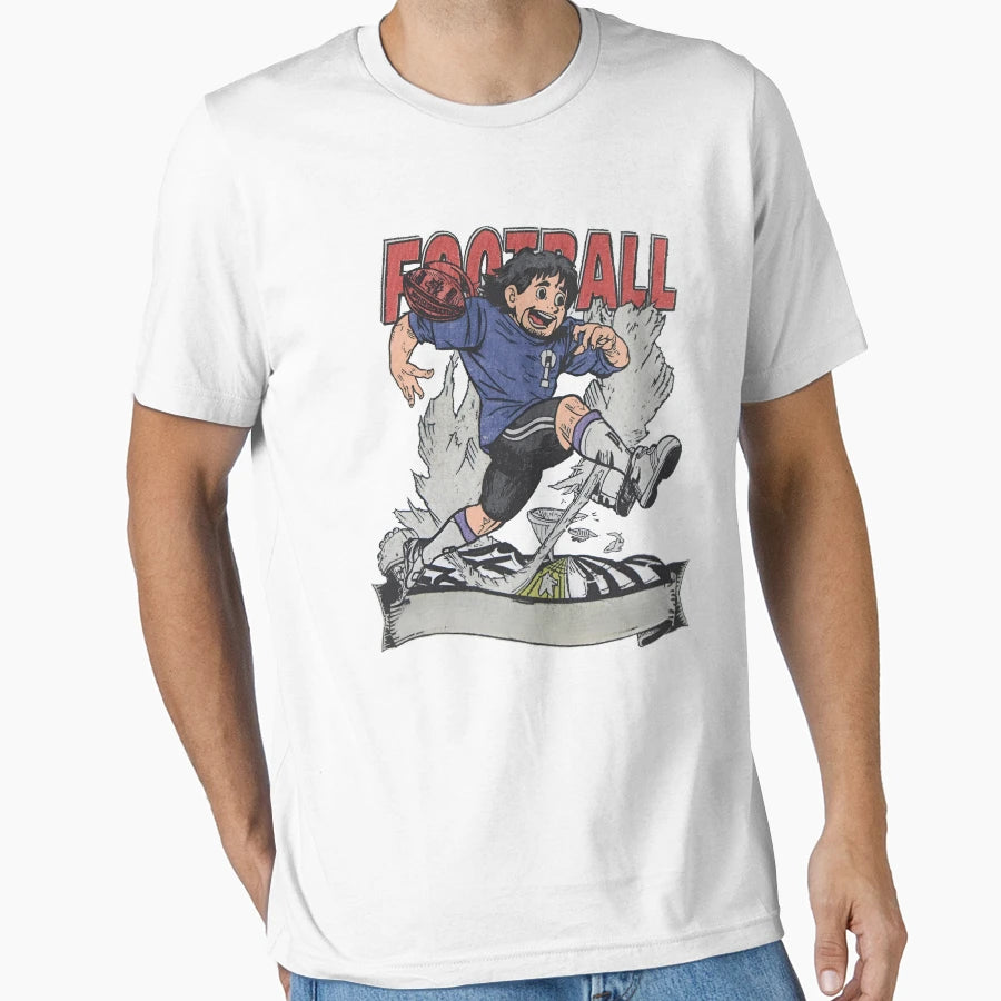 Football T-Shirt - Aesthetic Graphic for Adults - T-Shirt, Sweatshirt, Hoodie