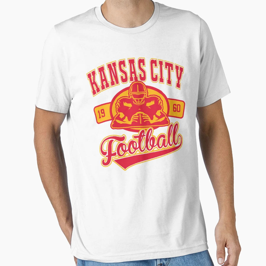 Kansas City Chiefs 1 T-Shirt - Minimalist Print for Adults - T-Shirt, Sweatshirt, Hoodie