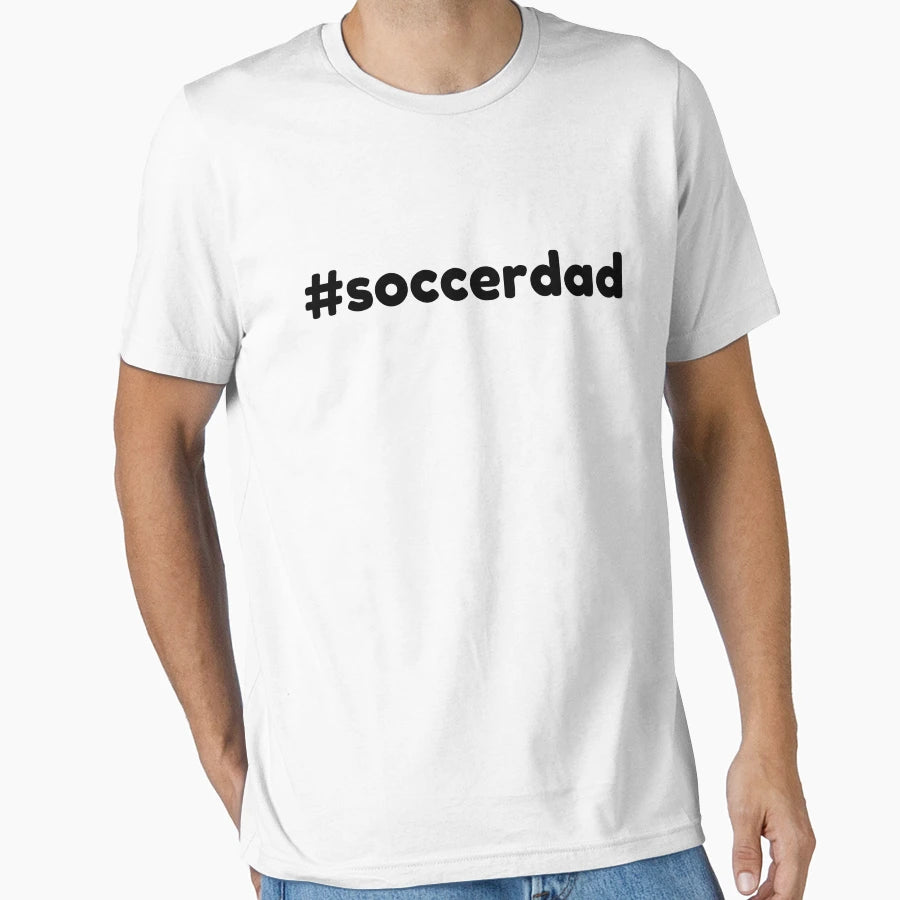 Soccerdad Black T-Shirt - Aesthetic Graphic Men Women - T-Shirt, Sweatshirt, Hoodie