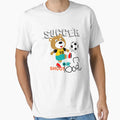 Cartoon Bear Playing Soccer Cartoon T-Shirt - Trendy Graphic for Adults - T-Shirt, Sweatshirt, Hoodie