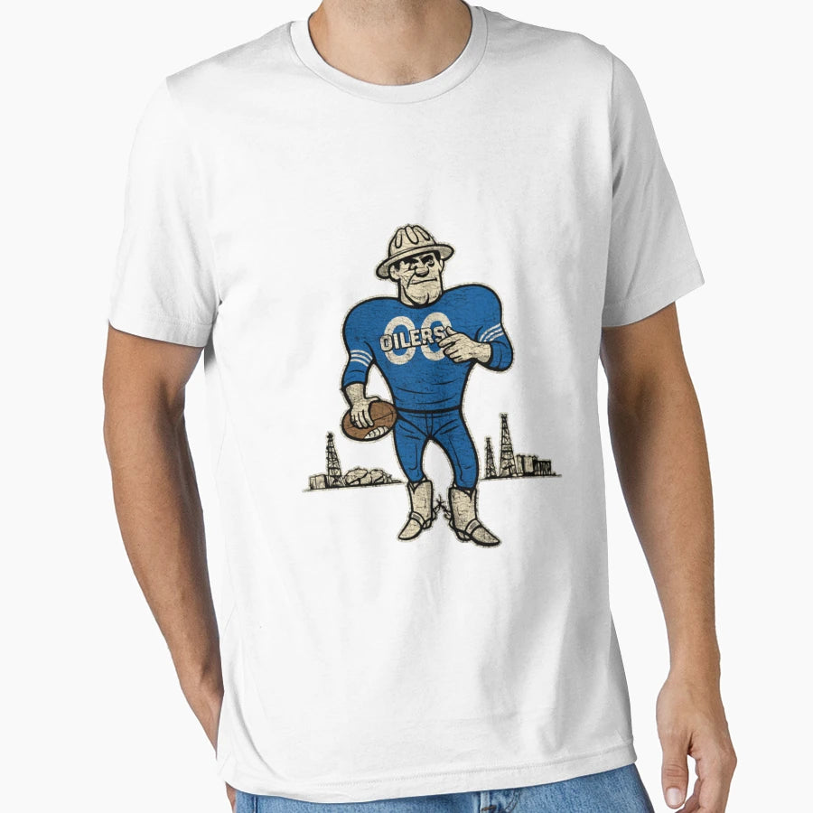 Houstonn Oilerss T-Shirt - Minimalist Print for Adults - T-Shirt, Sweatshirt, Hoodie