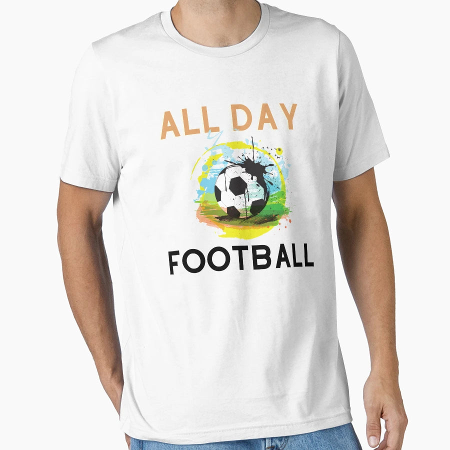 All Day Football T-Shirt - Graphic Print for Adults - T-Shirt, Sweatshirt, Hoodie