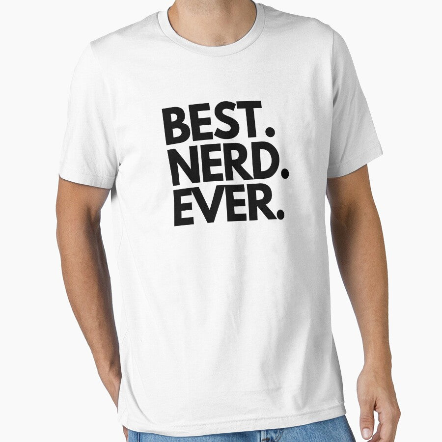 Best Nerd Ever by Worranarin - Adult & Kids T-Shirts, Sweatshirts & Hoodies apparel design preview 1