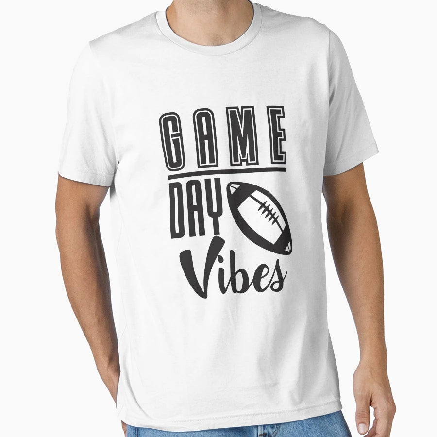 Game Day Vibes Football Volleyball T-Shirt - Trendy Graphic Men Women - T-Shirt, Sweatshirt, Hoodie