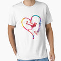 Soccer Heart T-Shirt - Trendy Graphic Men Women - T-Shirt, Sweatshirt, Hoodie