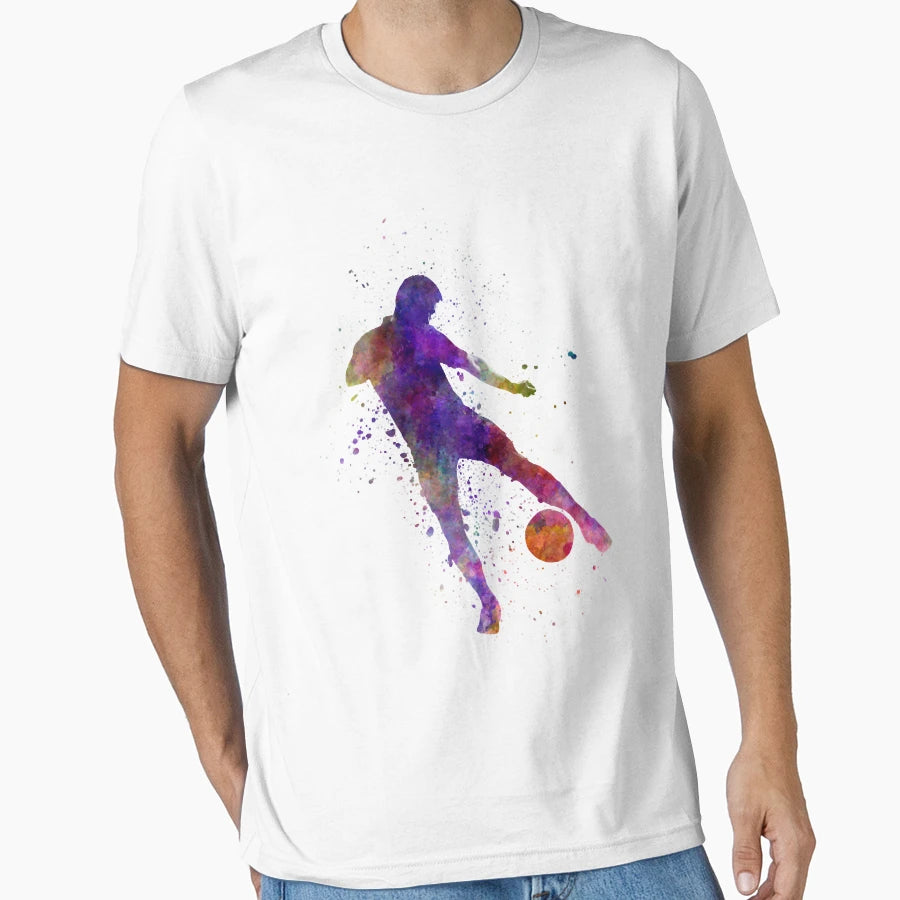 Football Player T-Shirt - Custom Art Print Men Women - T-Shirt, Sweatshirt, Hoodie