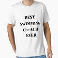 Best Swimming Coach Ever T-Shirt - Casual Everyday Wear for Adults - T-Shirt, Sweatshirt, Hoodie