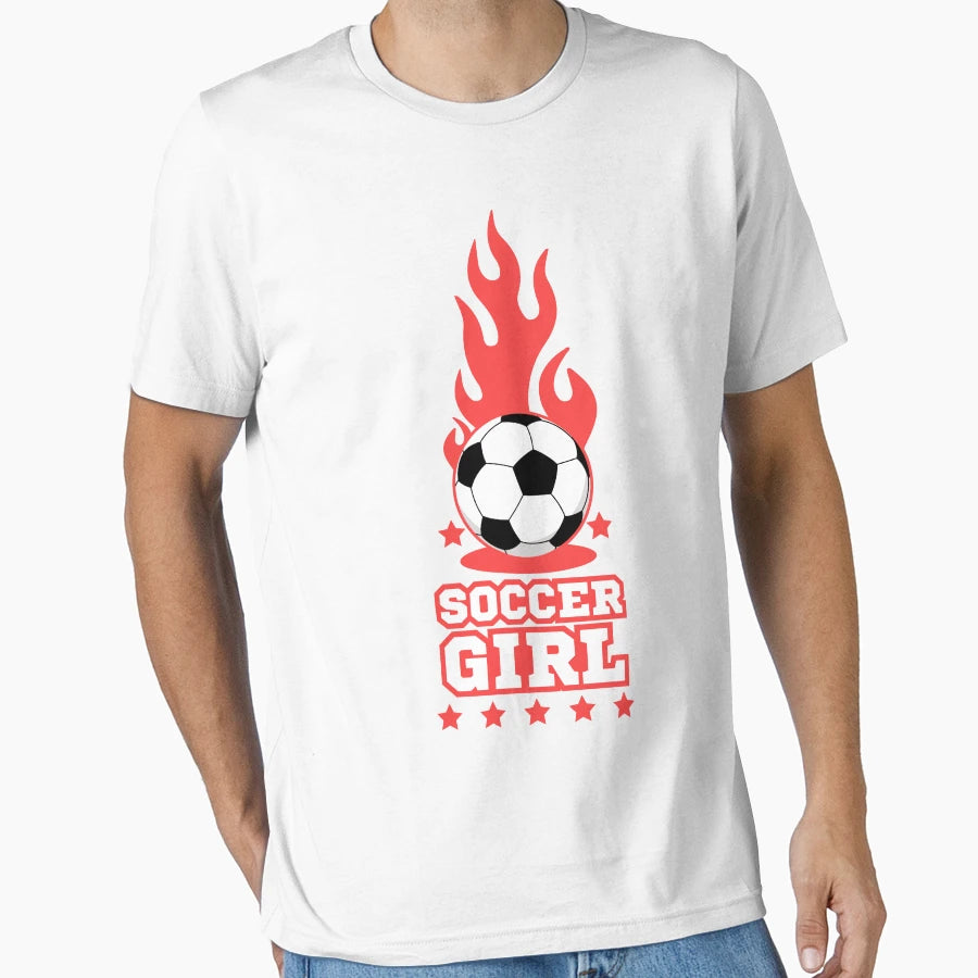 Soccer White Soccer Players T-Shirt - Casual Everyday Wear Unisex - T-Shirt, Sweatshirt, Hoodie