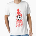Soccer White Soccer Players T-Shirt - Casual Everyday Wear Unisex - T-Shirt, Sweatshirt, Hoodie