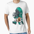 Football Player Triumph Gear Up T-Shirt - Casual Everyday Wear Men Women - T-Shirt, Sweatshirt, Hoodie