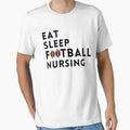 Eat Sleep Football Great Gift Football T-Shirt - Graphic Print for Adults - T-Shirt, Sweatshirt, Hoodie