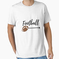 Football T-Shirt - Minimalist Print Men Women - T-Shirt, Sweatshirt, Hoodie