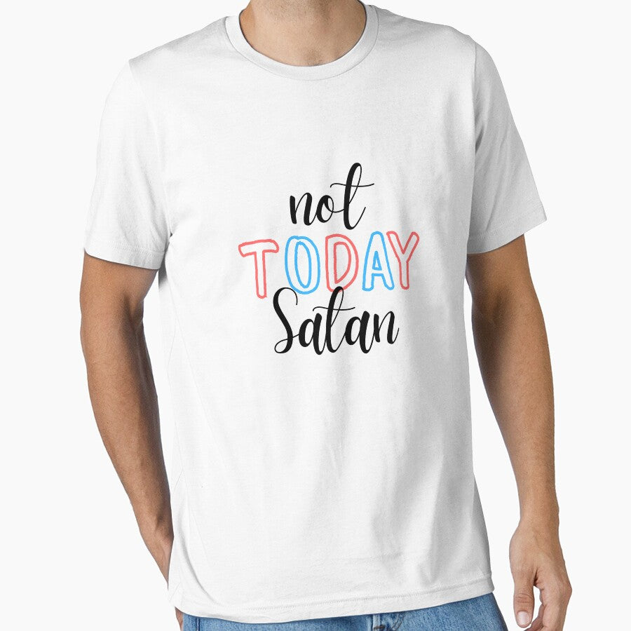 Not Today Satan by alchemytree - Adult & Kids T-Shirts, Sweatshirts & Hoodies apparel design preview 1