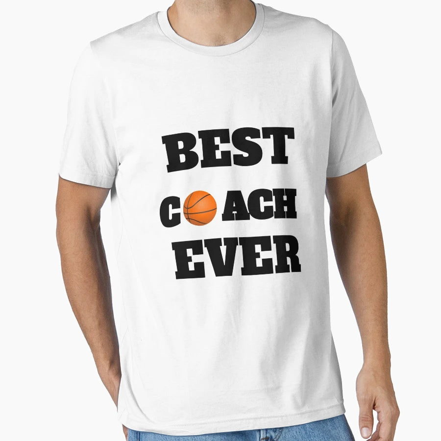 Best Coach Ever T-Shirt - Minimalist Print for Adults - T-Shirt, Sweatshirt, Hoodie