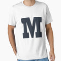Alphabet M T-Shirt - Fun Novelty Design Men Women - T-Shirt, Sweatshirt, Hoodie