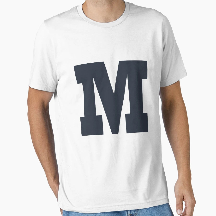 Alphabet M T-Shirt - Fun Novelty Design Men Women - T-Shirt, Sweatshirt, Hoodie