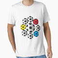 Colourful Football T-Shirt - Novelty Apparel for Adults - T-Shirt, Sweatshirt, Hoodie