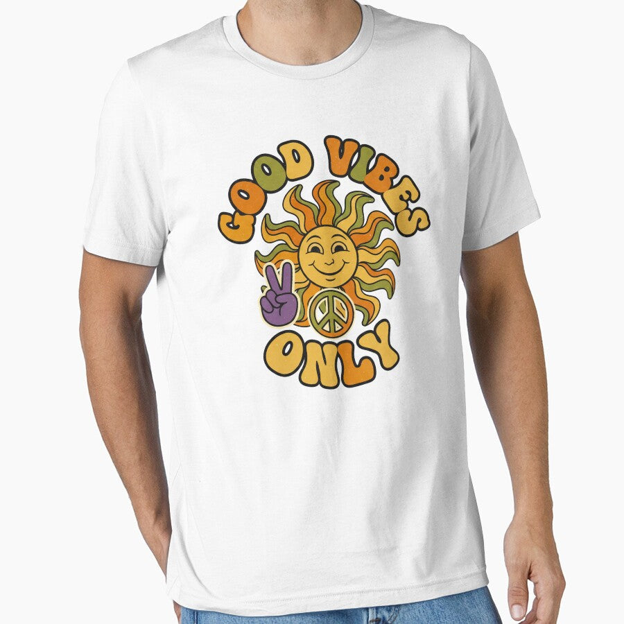 Good Vibes Only by MrRares21 - Adult & Kids T-Shirts, Sweatshirts & Hoodies apparel design preview 1