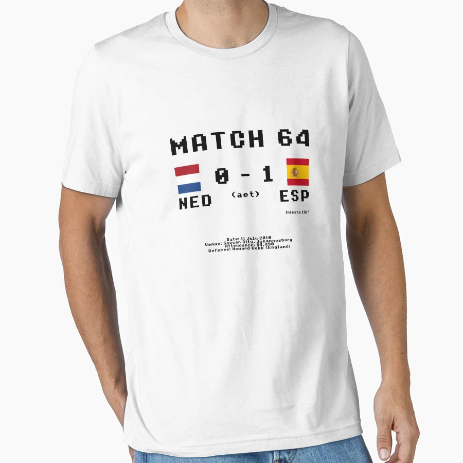 Match 64 World Cup Final 2010 T-Shirt - Novelty Apparel Unisex - T-Shirt, Sweatshirt, Hoodie