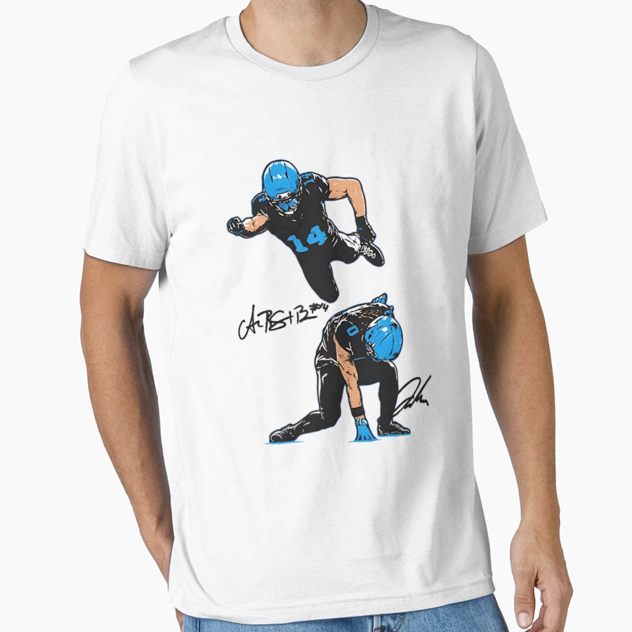 JG And Amon Ra St Brown T-Shirt - Graphic Print Unisex - T-Shirt, Sweatshirt, Hoodie