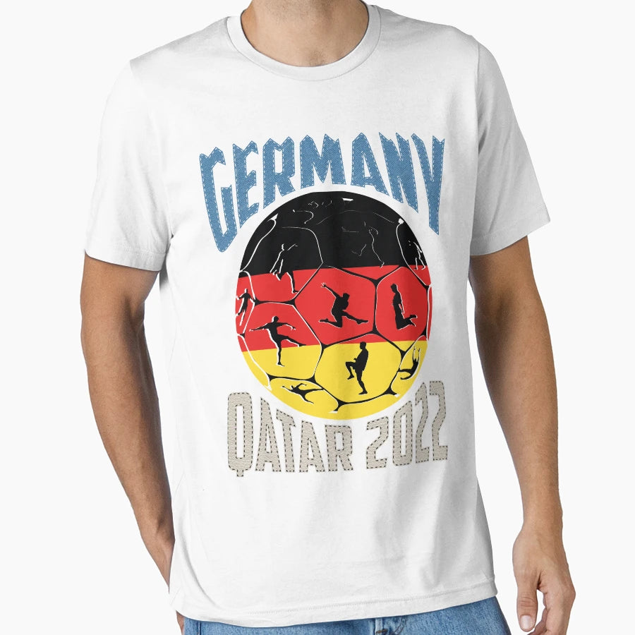 Germany World Cup Qatar 2022 T-Shirt - Streetwear Style Unisex - T-Shirt, Sweatshirt, Hoodie