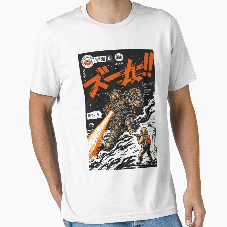 Retro Sci-Fi Robot by Matinez Pink - Adult & Kids T-Shirts, Sweatshirts & Hoodies apparel design preview 1