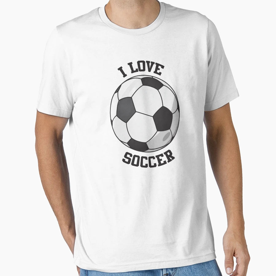 I Love Soccer Sport Football Sports T-Shirt - Trendy Graphic Men Women - T-Shirt, Sweatshirt, Hoodie