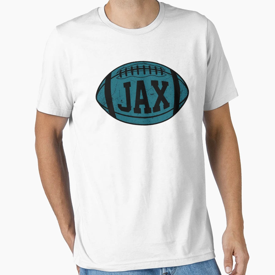 Jax Football Black T-Shirt - Graphic Print Men Women - T-Shirt, Sweatshirt, Hoodie