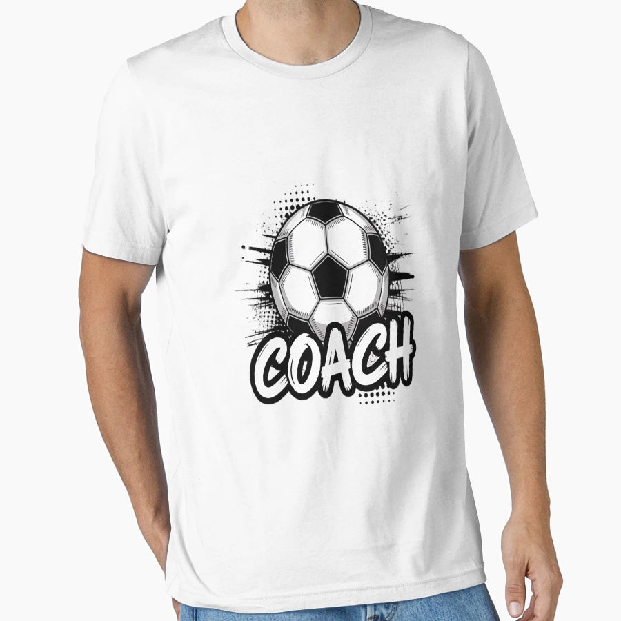 Soccer Coach Football T-Shirt - Unique Graphic Unisex - T-Shirt, Sweatshirt, Hoodie