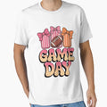 Football Game Day Coquette Bow T-Shirt - Fun Novelty Design Men Women - T-Shirt, Sweatshirt, Hoodie