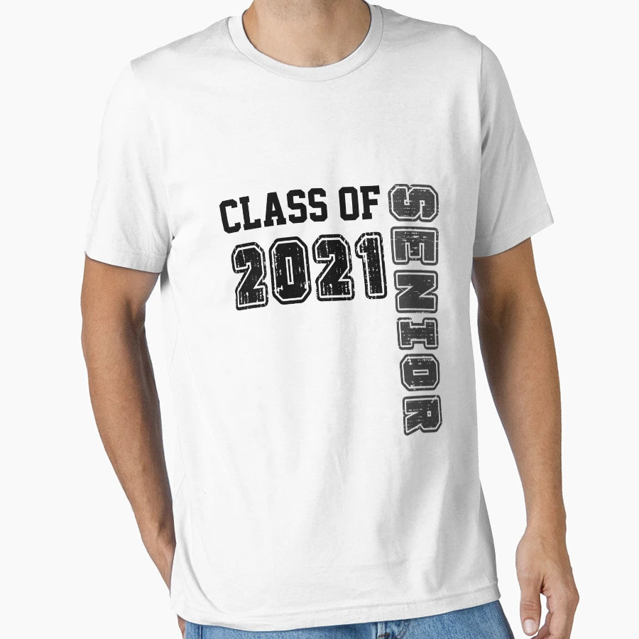 Class 2021 Senior T-Shirt - Minimalist Print Unisex - T-Shirt, Sweatshirt, Hoodie