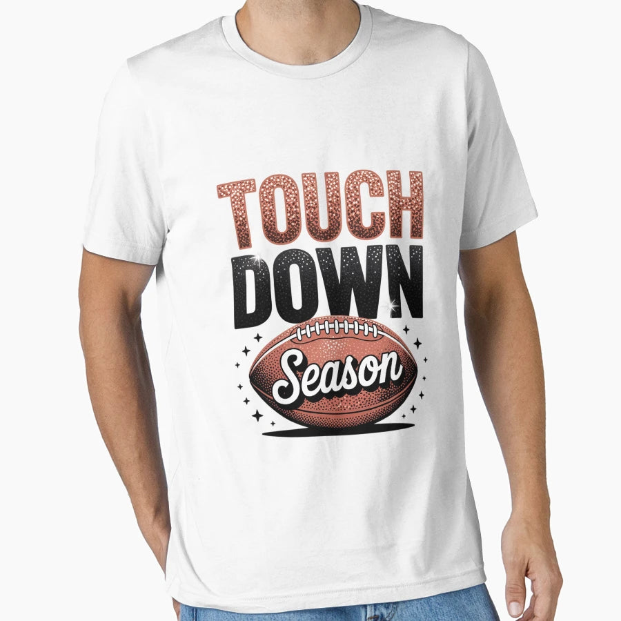 Autumn Football Dad T-Shirt - Casual Everyday Wear for Adults - T-Shirt, Sweatshirt, Hoodie