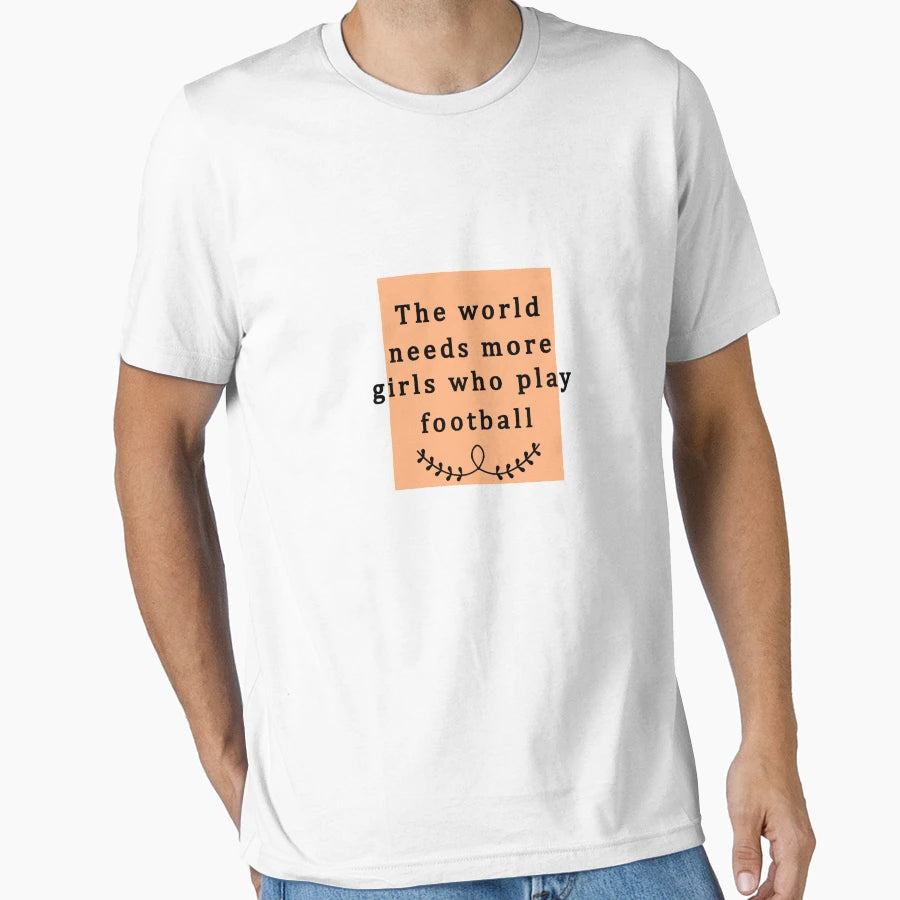 World Needs More Who Football T-Shirt - Novelty Apparel for Adults - T-Shirt, Sweatshirt, Hoodie
