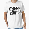 Cheer Coach Cheerleader Gift T-Shirt - Minimalist Print for Adults - T-Shirt, Sweatshirt, Hoodie