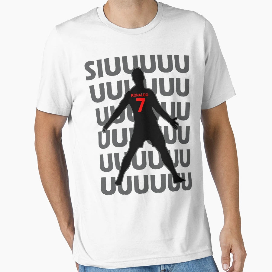 Siuuuuuu Cristiano Ronaldo T-Shirt - Aesthetic Graphic for Adults - T-Shirt, Sweatshirt, Hoodie
