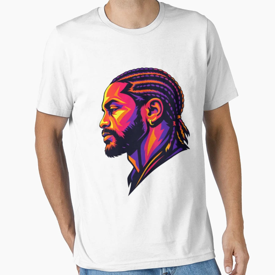 Vibrant Legend Profile Neon Vector T-Shirt - Aesthetic Graphic Men Women - T-Shirt, Sweatshirt, Hoodie