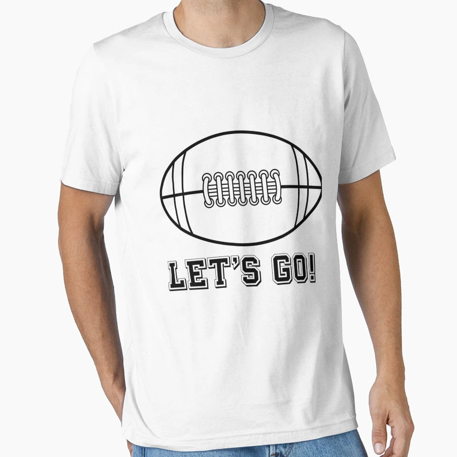 American Football Ball Logo T-Shirt - Trendy Graphic Unisex - T-Shirt, Sweatshirt, Hoodie