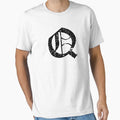 Capital Letter Q Eroded Distressed T-Shirt - Novelty Apparel for Adults - T-Shirt, Sweatshirt, Hoodie