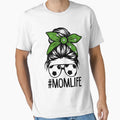 Mom Life Football Mothers Day Messy T-Shirt - Aesthetic Graphic for Adults - T-Shirt, Sweatshirt, Hoodie