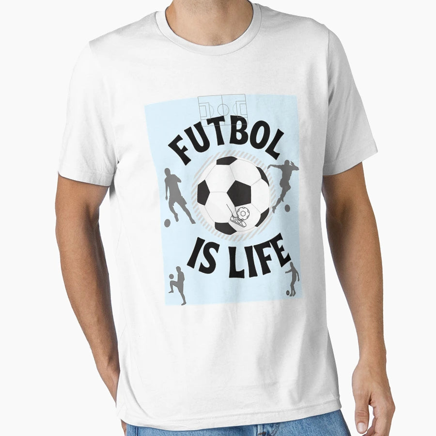 Football Is Life T-Shirt - Trendy Graphic for Adults - T-Shirt, Sweatshirt, Hoodie