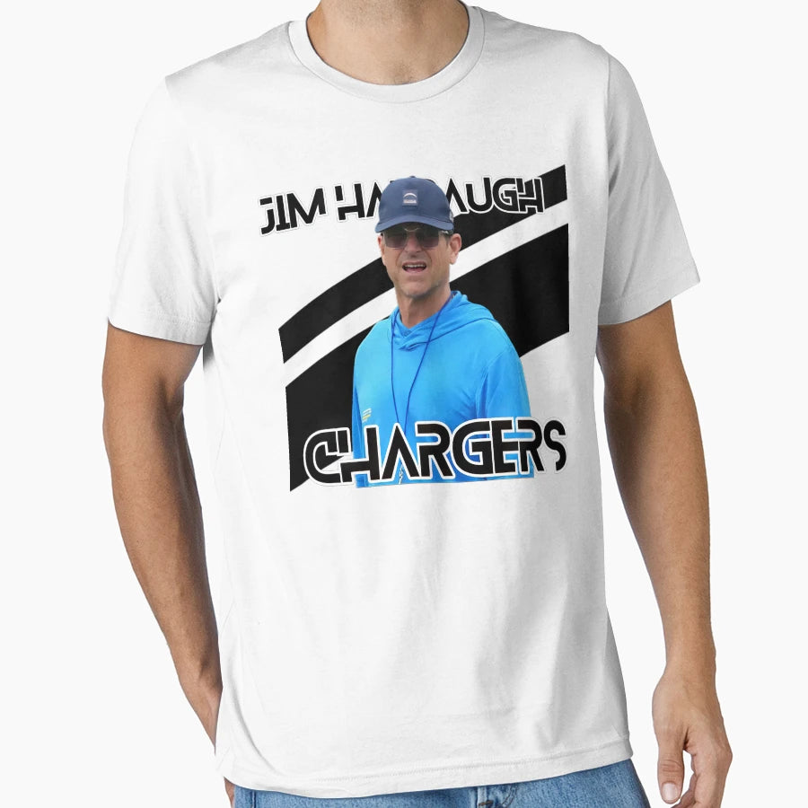 Jim Harbaugh Chargers Tariik 321 T-Shirt - Casual Everyday Wear for Adults - T-Shirt, Sweatshirt, Hoodie