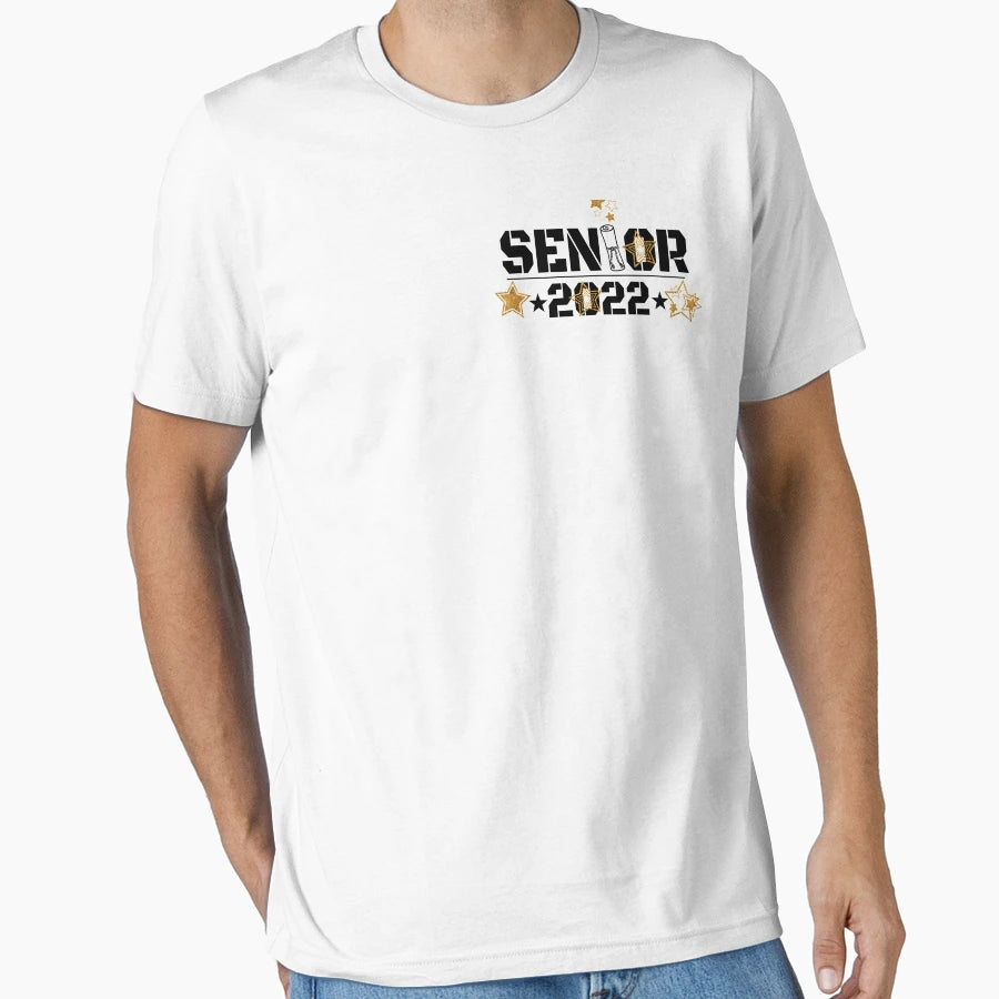 Senior 2022 Stars T-Shirt - Streetwear Style for Adults - T-Shirt, Sweatshirt, Hoodie