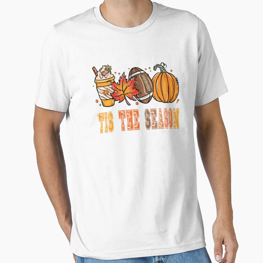 Tis Season Football T-Shirt - Trendy Graphic for Adults - T-Shirt, Sweatshirt, Hoodie