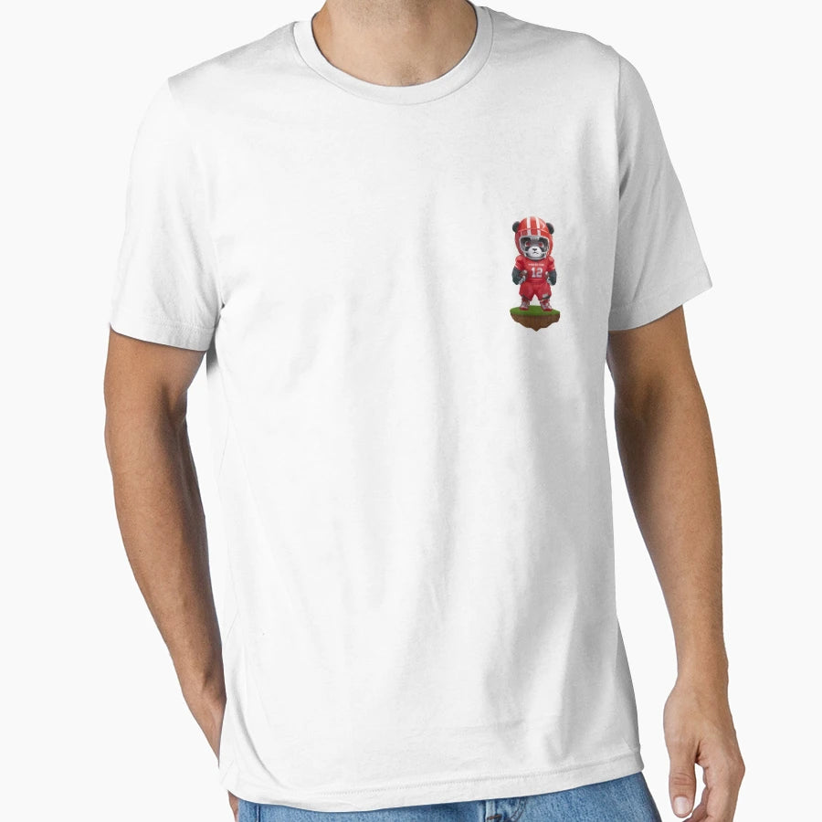 Pandas Rugby Sport Anime T-Shirt - Casual Everyday Wear for Adults - T-Shirt, Sweatshirt, Hoodie
