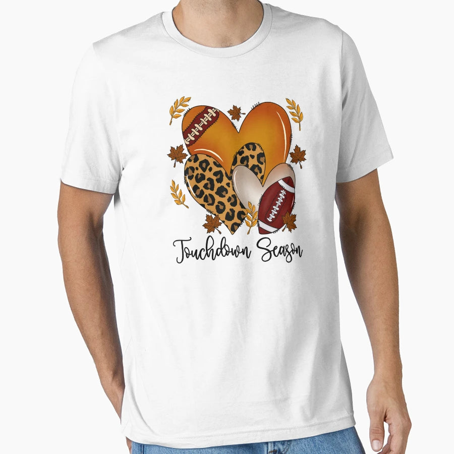 Ladies Football T-Shirt - Custom Art Print Men Women - T-Shirt, Sweatshirt, Hoodie