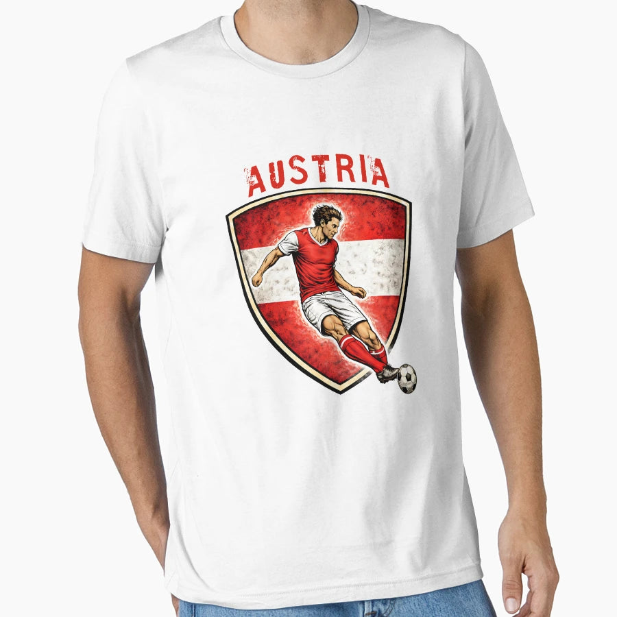 Austria 2026 Futbol T-Shirt - Trendy Graphic for Adults - T-Shirt, Sweatshirt, Hoodie