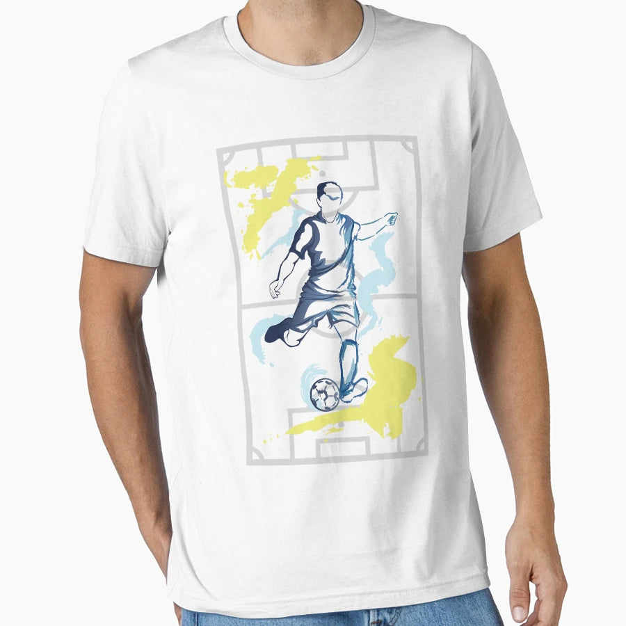 Football Player T-Shirt - Streetwear Style Unisex - T-Shirt, Sweatshirt, Hoodie